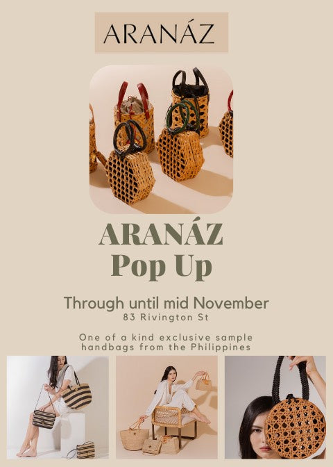ARANÁZ POP UP THROUGH UNTIL NOV 15TH